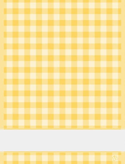 Kitchen towel - Pic-Nic - Yellow