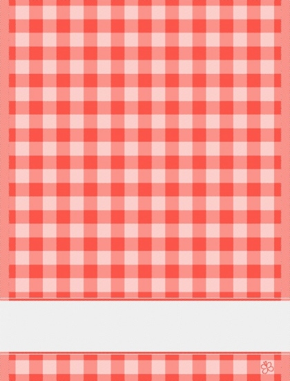 Kitchen towel - Pic-Nic - Red