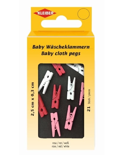 Baby clothes pegs