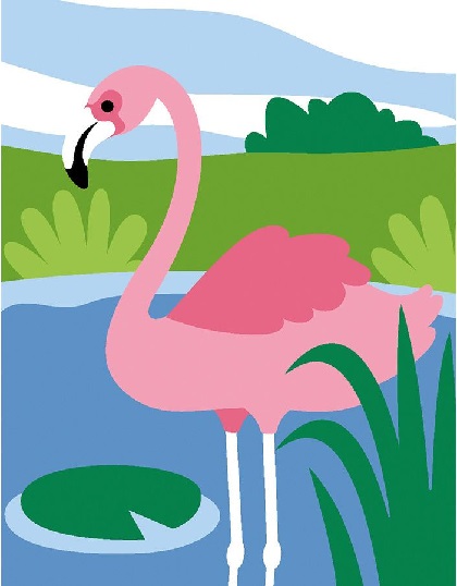 Pink flamingo