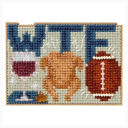 Seasonal Ornament: Wine, Turkey, Football