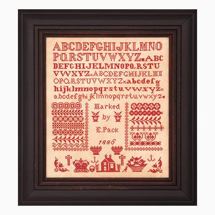 Emma Pack 1886 - Bristol Orphanage Sampler
