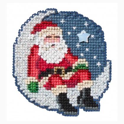 Seasonal Ornament: Sleepy Santa