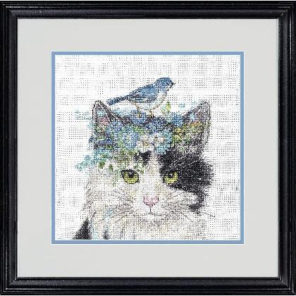 Floral Crown Cat