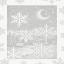 Kitchen towel - Silenzio - Ice - NO Aida