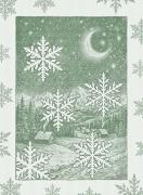 Kitchen towel - Silenzio - Green - NO Aida