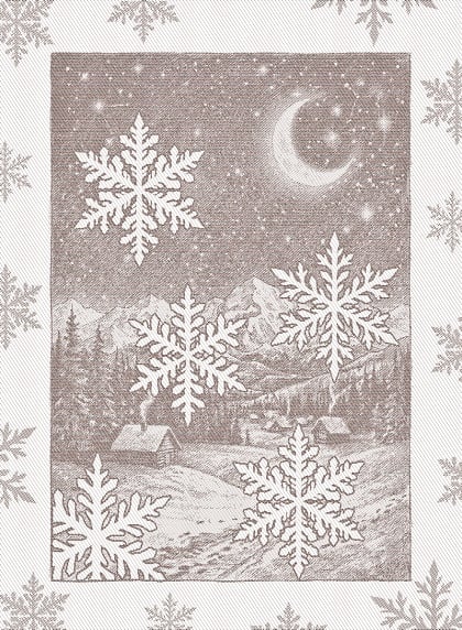 Kitchen towel - Silenzio - Ecru - NO Aida