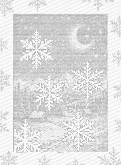 Kitchen towel - Silenzio - Ice - NO Aida