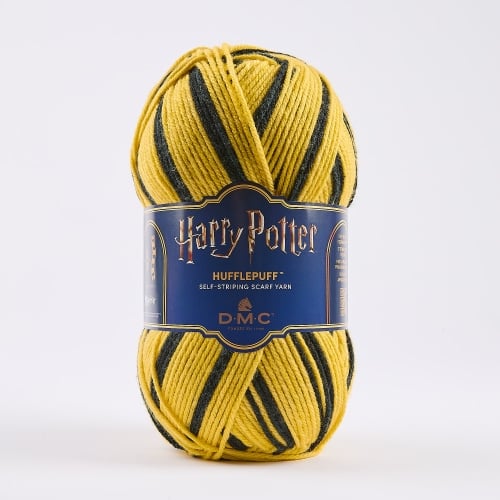 DMC Harry Potter Striping Scarf Yarn - Hufflepuff (0303)