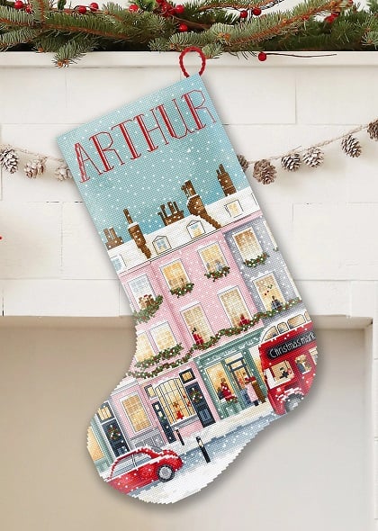 Stocking - London Winter Charm