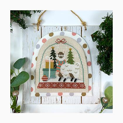 Winter Forest Snowglobe 3 - Llama