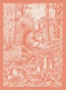 Kitchen towel - Tesori del Bosco - Copper - NO Aida