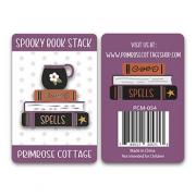 Spooky Book Stack Needle Minder
