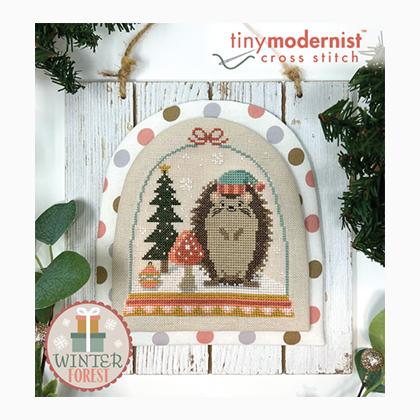Winter Forest Snowglobe 4 - Hedgehog