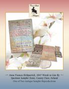 Anne Frances Kirkpatrick, 1847 Words To Live By