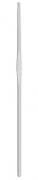 Wool Crochet Hook with Flat Thumb Rest - 2 mm Grey
