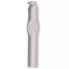 Wool Crochet Hook with Flat Thumb Rest - 4,5 mm Grey