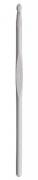 Wool Crochet Hook with Flat Thumb Rest - 5 mm Grey