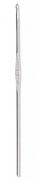 Wool Crochet Hook with Flat Thumb Rest - 3 mm Silver