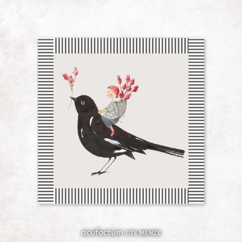 Textile label - Amselritt
