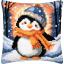 Cushion - Chilly little penguin