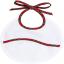 Round Baby Bib - Christmas - Tartan