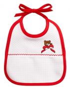 Baby Bib - My First Christmas - Teddy bear