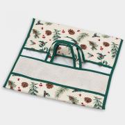 Bread basket - Pine cones and holly