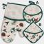 Kitchen Pot holders set - Pine cones and holly