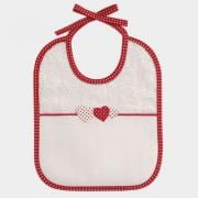 Terrycloth Bib - Hearts