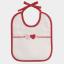 Terrycloth Bib - Hearts