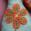 Folk Embroidered Cat