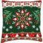 Cushion - Nordic evergreen snowflake