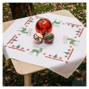 Tablecloth - Nordic evergreen reindeer