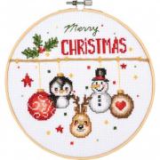 Christmas joy with hoop