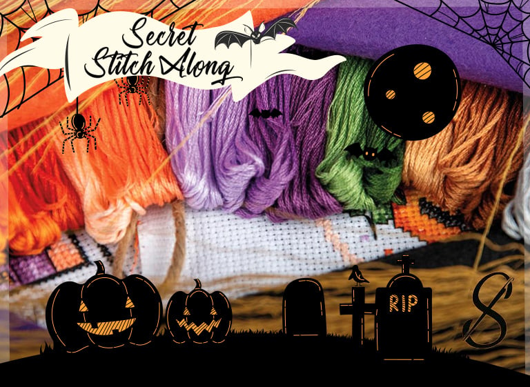 The mystery turns orange: the new Vervaco Secret Stitch Along is all about Halloween!